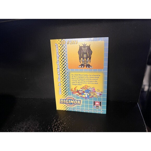 Digimon BlackWarGreymon ID 311 Non Holo , Trading Card - Picture 4 of 4